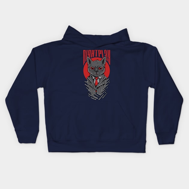 night play Kids Hoodie by Stellart